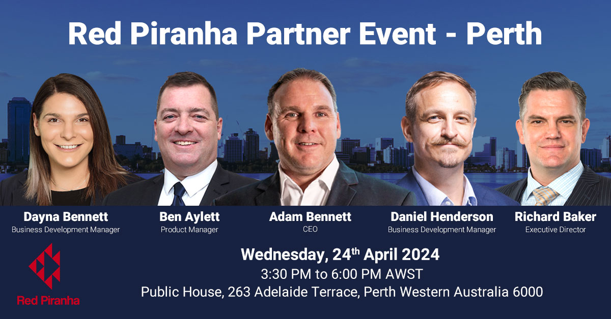 Red Piranha Partner Event - Perth 24th April 2024