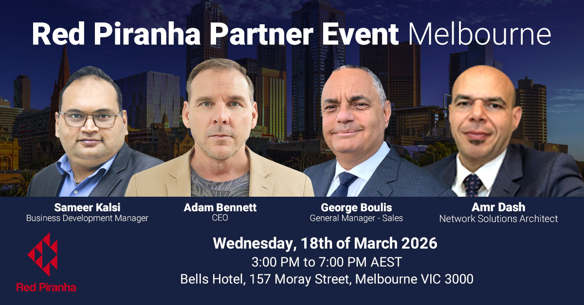 Red Piranha Partner Event - Melbourne