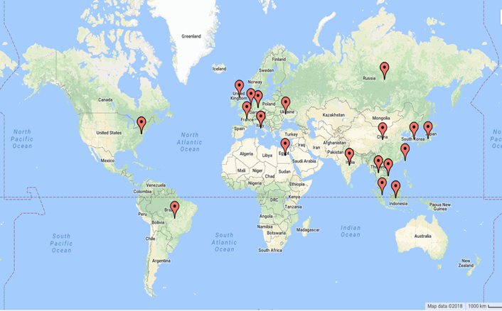 Cyber Security Threat Geolocation March 5-12 2018