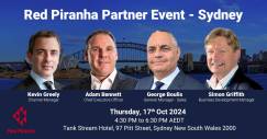 Red Piranha Partner Event in Sydney 17th Oct 2024