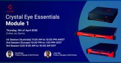 Crystal Eye Essentials Module 1: Orchestrate