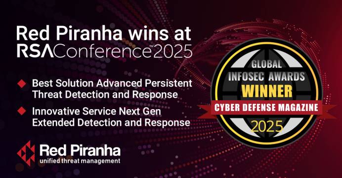 Red Piranha winner at Global InfoSec Awards 2025